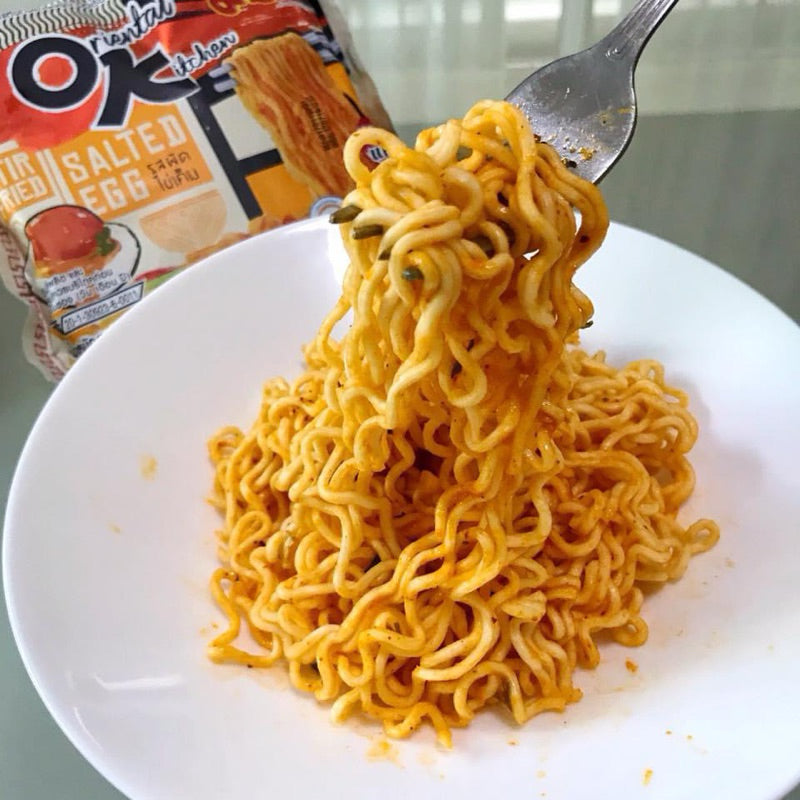 【MAMA】鹹蛋黃泡麵 ok鹹蛋黃 乾拌麵 (4入)