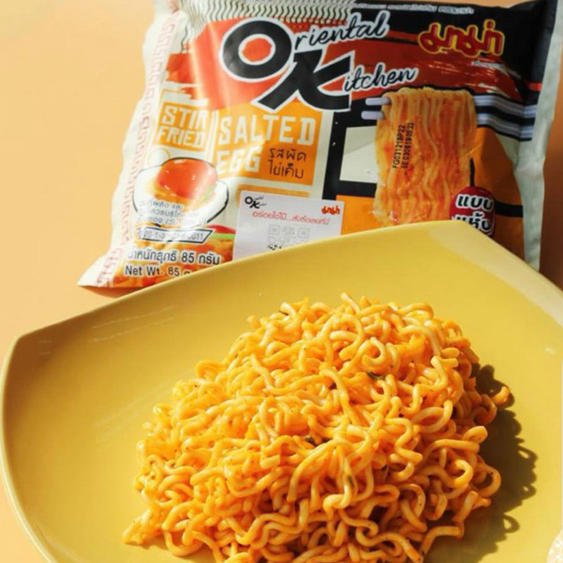 【MAMA】鹹蛋黃泡麵 ok鹹蛋黃 乾拌麵 (4入)