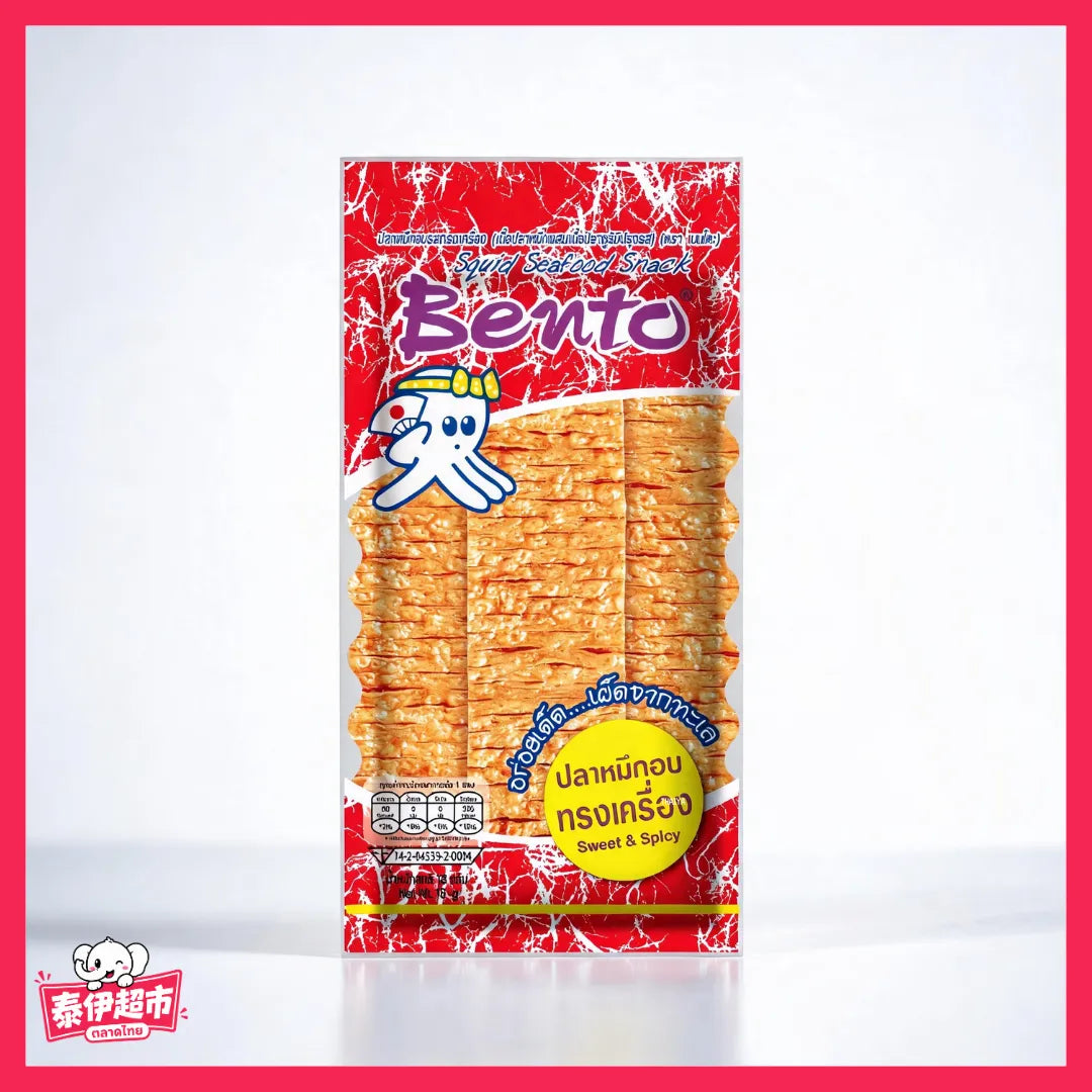 【Bento】泰國 辣魷魚片 超味魷魚 甜辣🌶️🌶️- 18g