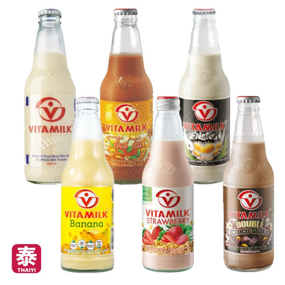 【VITAMILK】維他豆奶-草莓/泰式奶茶/原味/巧克力/香蕉/黑豆 (300ml)