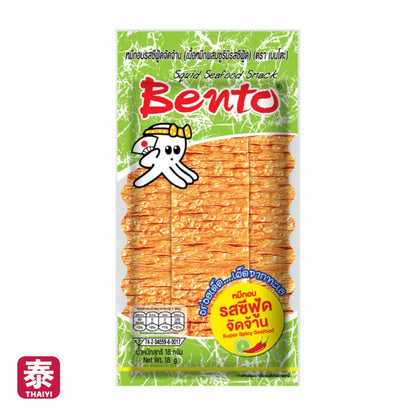 【Bento】泰國 辣魷魚片 超味魷魚-任選口味 (18g)