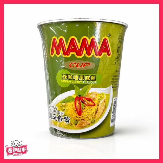 【MAMA】綠咖哩 泡麵 媽媽杯麵 - 60g